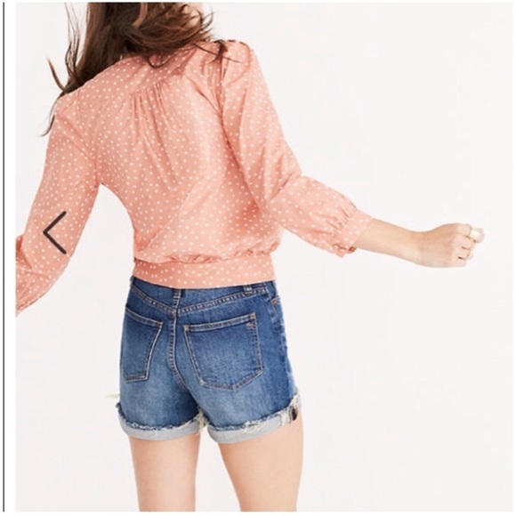 MADEWELL Wrap Top in Star Scatter Size S - Picture 2 of 7